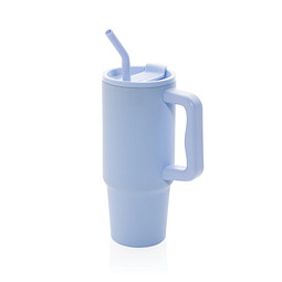 Vakuum-Isolierbecher Embrace Deluxe aus RCS, 900 ml, hellblau