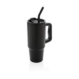 Vakuum-Isolierbecher Embrace Deluxe aus RCS, 900 ml,schwarz