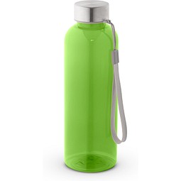 ENDERS M. Trinkflasche (600ml) aus recyceltem PET (100% rPET) mit glänzender transluzenter Oberfläche, Hellgrün