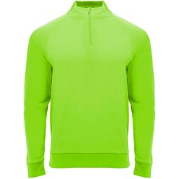 Epiro Half-Zip Sweatshirt für Kinder, Fluor Green, 12