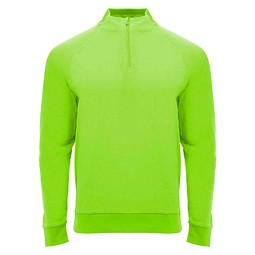 Epiro Half-Zip Sweatshirt Unisex, Fluor Green, M
