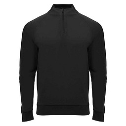 Epiro Half-Zip Sweatshirt Unisex, schwarz, L