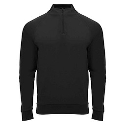 Epiro Half-Zip Sweatshirt Unisex, schwarz, M