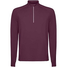 Estambul Half-Zip Sweatshirt für Herren, Plum red, 3XL