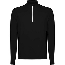 Estambul Half-Zip Sweatshirt für Herren, schwarz, S