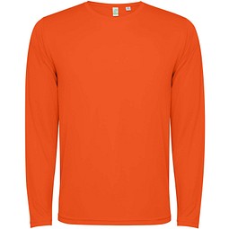 Estoril Langarm-Shirt Unisex, Fire orange, M