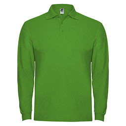 Estrella Langarm Poloshirt für Herren, Grass Green, L