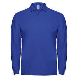Estrella Langarm Poloshirt für Herren, Royal, 3XL