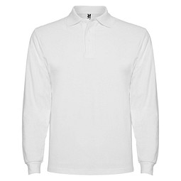 Estrella Langarm Poloshirt für Herren, weiss, 3XL