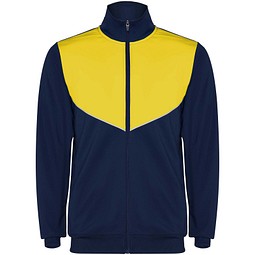 Evans Trainingsanzug für Kinder, Navy Blue/gelb, 6