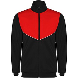 Evans Trainingsanzug für Kinder, schwarz/rot, 16