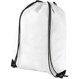 Evergreen Premium Non Woven Sportbeutel, weiss