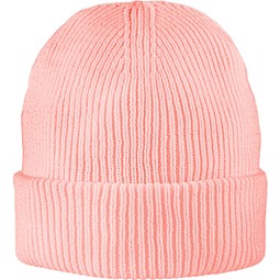 Exclusive Recycled Fine Rib Beanie, Altrosa