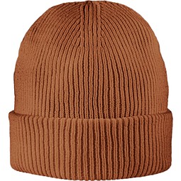 Exclusive Fine Rib Beanie, Kastanienbraun