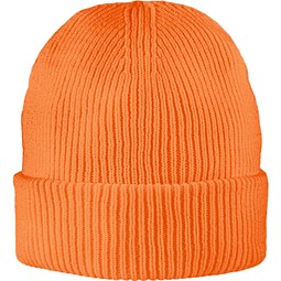 Exclusive Fine Rib Beanie, Orange