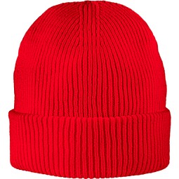 Exclusive Fine Rib Beanie, Rot
