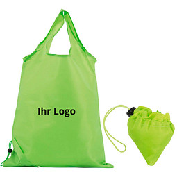 Faltbare Einkaufstasche Edge, limettengrün