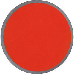 Faltbare Wurfscheibe aus Polyester mit Etui, rot