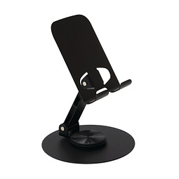 Faltbarer Stahl-Telefonhalter DESK MASTER,schwarz