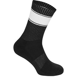 Farbige Tennissocken, 37-41, Black / White