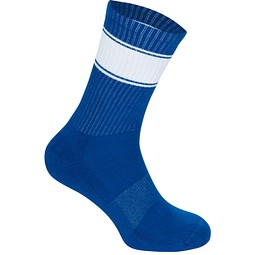 Farbige Tennissocken, 42-46, Blue / White