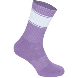 Farbige Tennissocken, 42-46, Lilac / White