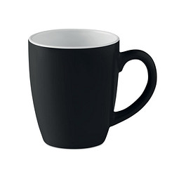 Farbiger Kaffeebecher 290 ml COLOUR TRENT, Schwarz