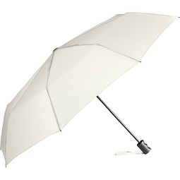FARE® Perla Mini-Taschenschirm, Kunststoffgriff, naturweiß
