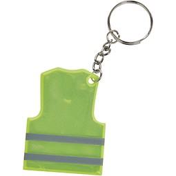 FAUN Key Ring, Reflektierender Schlüsselanhänger, gelb