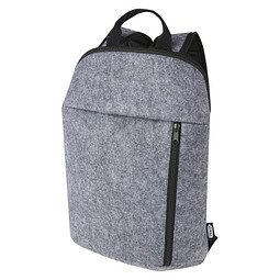 Felta Kühlrucksack aus GRS-recyceltem Filz 7 L, mittelgrau