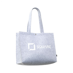 RPET BigShopper Filz Einkaufstasche, Hellgrau