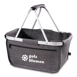 HALFAR Filz-Einkaufskorb Shoppingbasket, grau