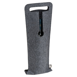 Filztasche für Flaschen , anthrazit