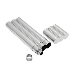 Flachmann CIGAR STYLE,silber