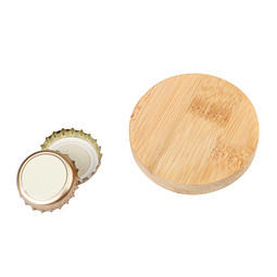 Flaschenöffner BAMBOO COIN, braun