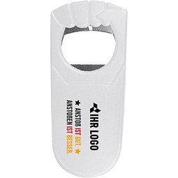 Flaschenöffner Fan-Edition mit WM-Motiv Anstoß plus Logofläche