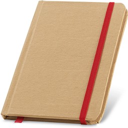 FLAUBERT. Notizbuch mit Hardcover aus Karton, 160 unlinierten, Rot