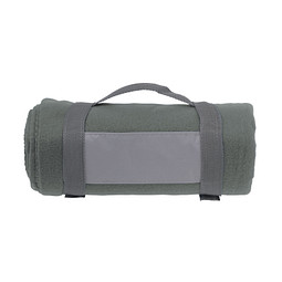 Fleecedecke Basic, 150x120 cm, grau