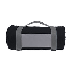 Fleecedecke Basic, 150x120 cm, schwarz