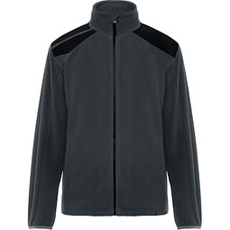 Fleecejacke Terrano in kombinierten Farben, S, bleigrau/schwarz