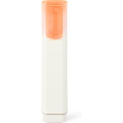 FLETCHER. Textmarker aus PP mit glänzender Oberfläche, Orange