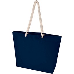Florida 270 g/m² Strandtragetasche aus recyceltem GRS-Material, navy