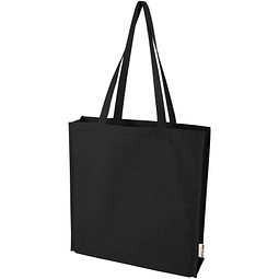Florida 270 g/m² Tragetasche mit Seitenfalten 14L, schwarz