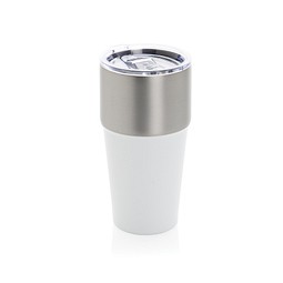 Fluid Becher aus RCS-zertifiziert recyceltem Stahl, 500ml, weiß