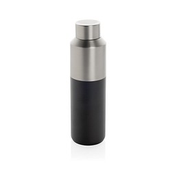 Fluid Flasche aus RCS-zertifiziert recyceltem Stahl, 600ml, schwarz