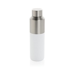 Fluid Flasche aus RCS-zertifiziert recyceltem Stahl, 600ml, weiß