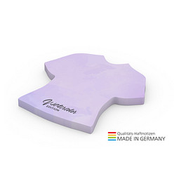 Geiger-Notes Haftnotiz Form aus 72 x 72 mm green+blue, inkl. Druck, T-Shirt