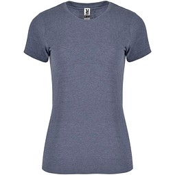 Fox T-Shirt für Damen, Heather Denim Blue, XL