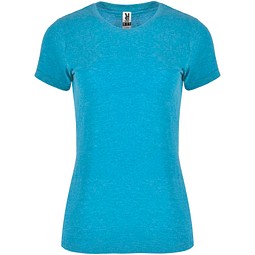 Fox T-Shirt für Damen, Heather Turquoise, 2XL