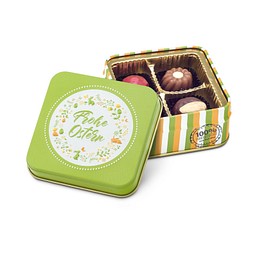 Frohe Ostern - Pralinendose mit 50 g